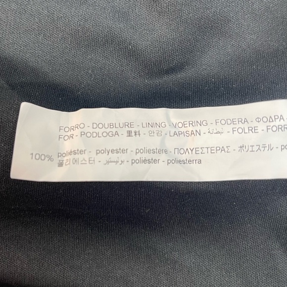 Zara Faux Leather Corset Crop Top Black - Picture 5 of 7